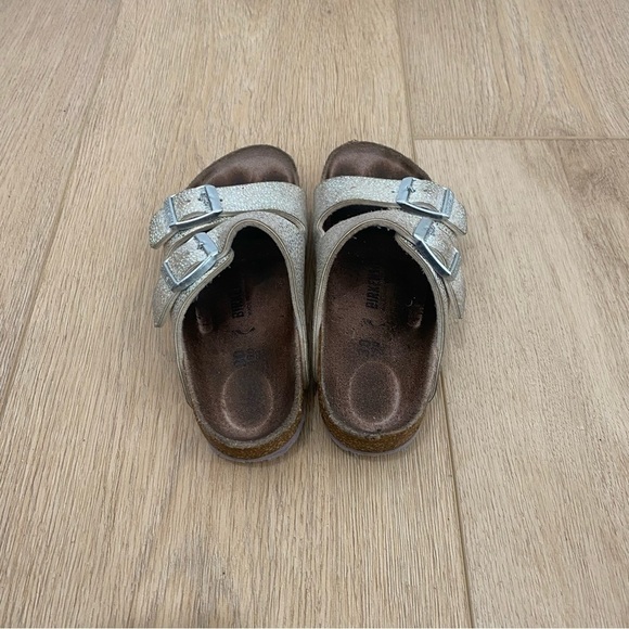 Birkenstock Arizona Glitter Double Strap Sandals - Picture 3 of 6